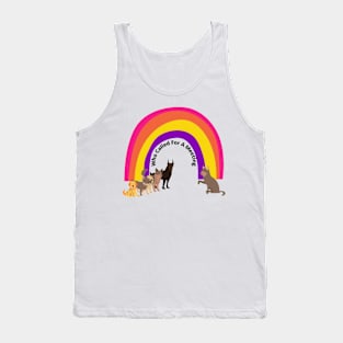 Dogs Meeting Tank Top